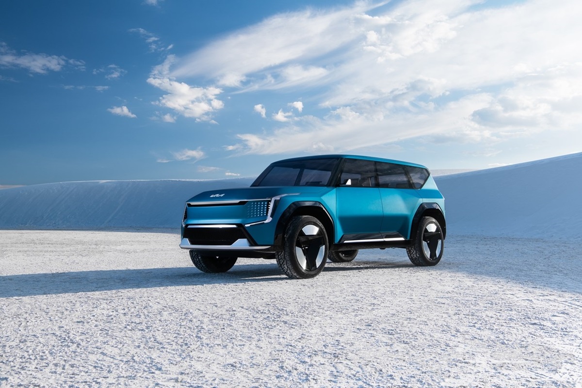 Kia компанияси Concept EV9 йирик йўлтанламас электромобилини тақдим этди (фото)