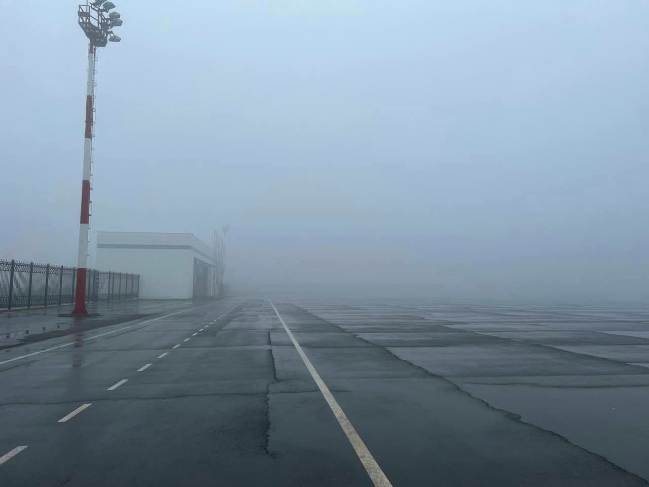 Туман сабабли Андижон аэропорти фаолияти вақтинча чекланди