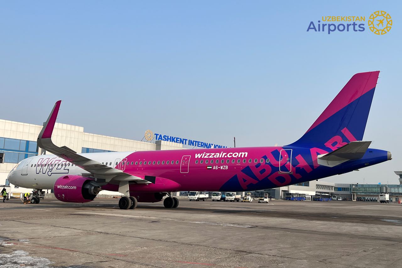 Абу-Дабига — 45 доллар: Wizz Air Тошкентга парвозларни йўлга қўйди